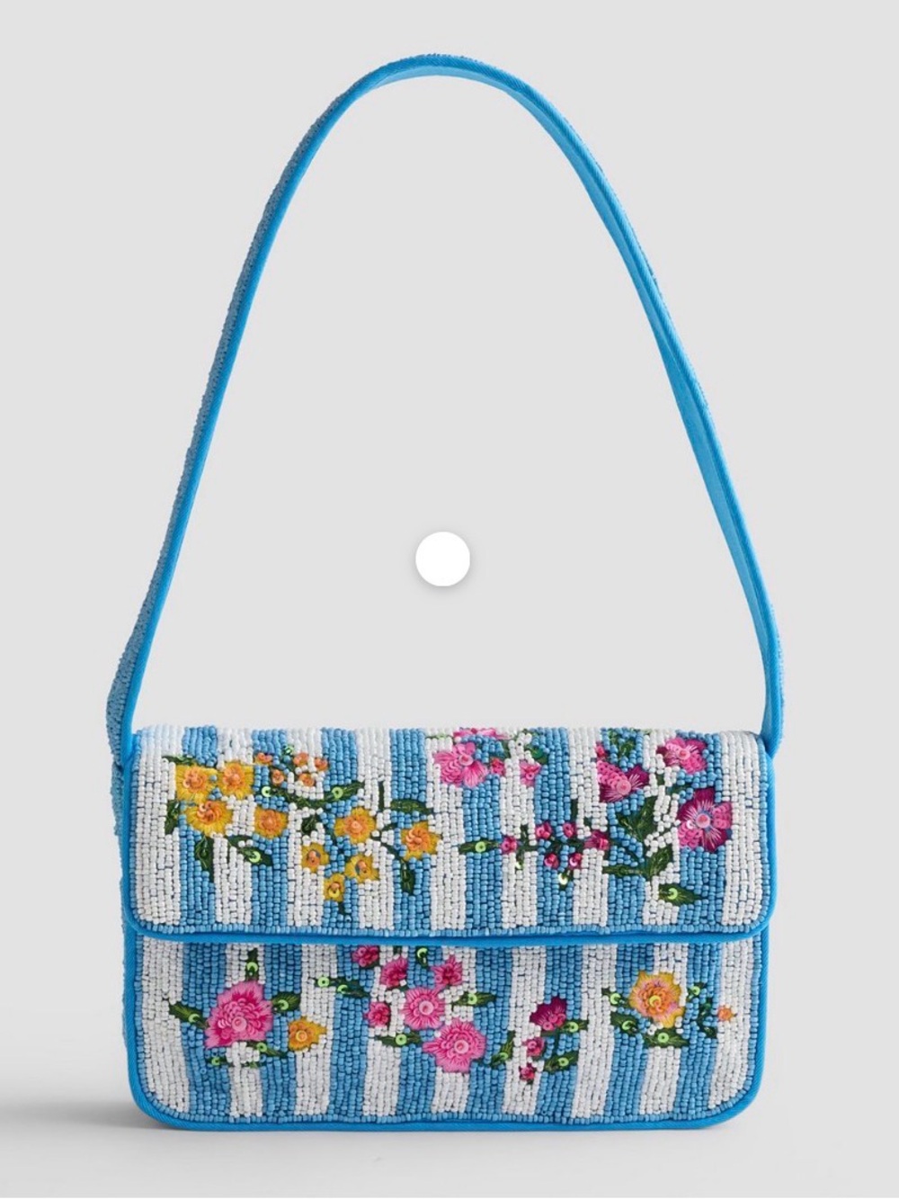 LC Lauren Conrad beaded floral shoulder bag wedding party cute NWT